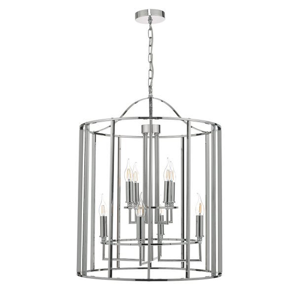 Myka 8lt Lantern Polished Chrome - Image 2