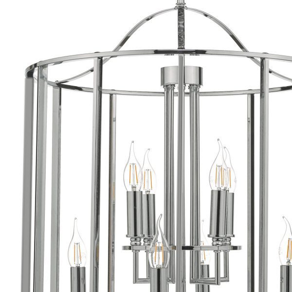 Myka 8lt Lantern Polished Chrome - Image 3