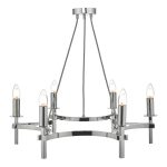 Nacala 6 Light Pendant Polished Chrome