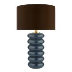 Niamh Table Lamp Blue Glass Base Only