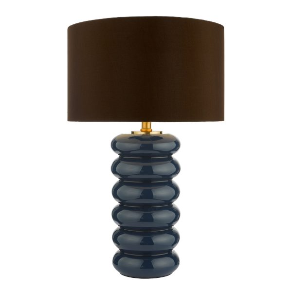 Niamh Table Lamp Blue Glass Base Only - Image 2