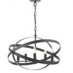 Nitya 5 Light Pendant Matt Black