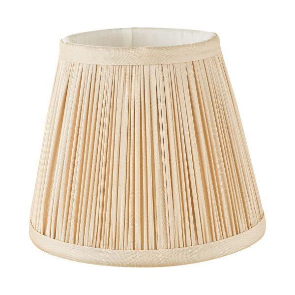 Noelle Taupe Silk Pleated Shade 14cm - Image 2
