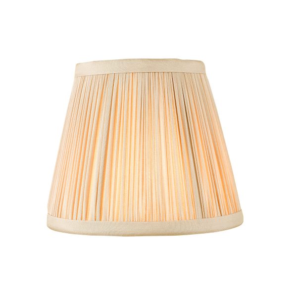 Noelle Taupe Silk Pleated Shade 14cm - Image 3