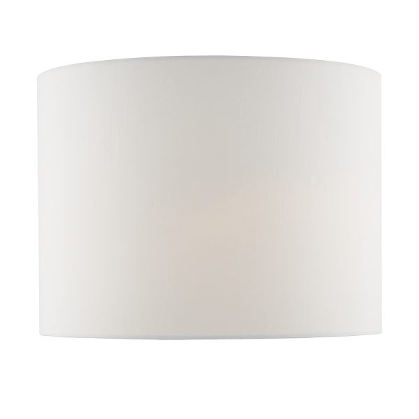 Olalla Ivory Faux Silk Drum Shade 34cm