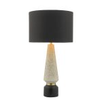 Onora Table Lamp White & Black With Shade