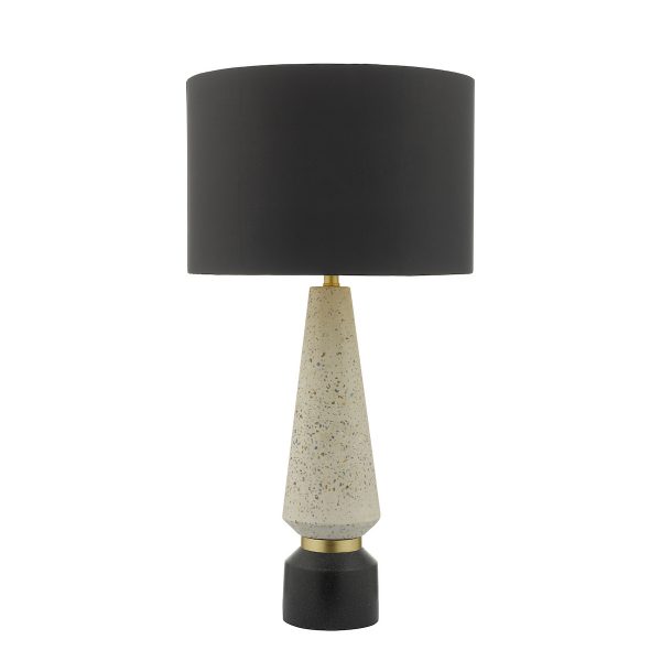Onora Table Lamp White & Black With Shade - Image 2