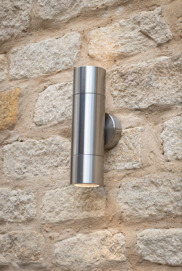 Ortega Outdoor 2 Light Wall Light Aluminium IP65 - Image 4