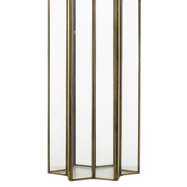 Osuna Table Lamp Natural Brass Glass With Shade - Image 2
