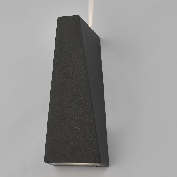 Paco Outdoor 2 Light Wall Light Matt Grey IP65 LED - Image 3