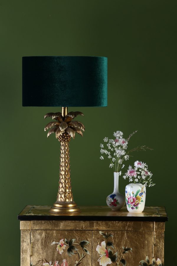 Palm Table Lamp Gold Base Only - Image 5