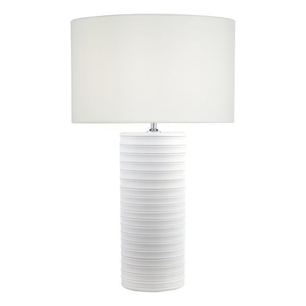 Pascha Table Lamp White Ceramic Base Only - Image 2
