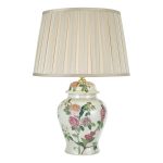 Peony Table Lamp Floral Design Base Only