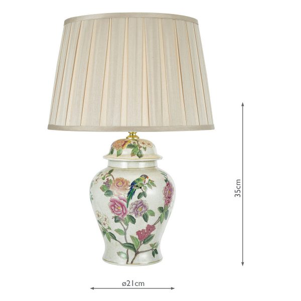 Peony Table Lamp Floral Design Base Only - Image 4