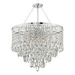 Pescara 5 Light Round Pendant Decorative Crystal