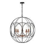 Phoenix 5lt Pendant Black & Copper