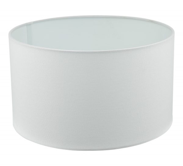 Pyramid White Linen Drum Shade 35cm - Image 2