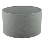 Pyramid Grey Linen Drum Shade 35cm