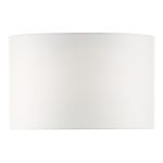 Pyramid White Linen Drum Shade 46cm