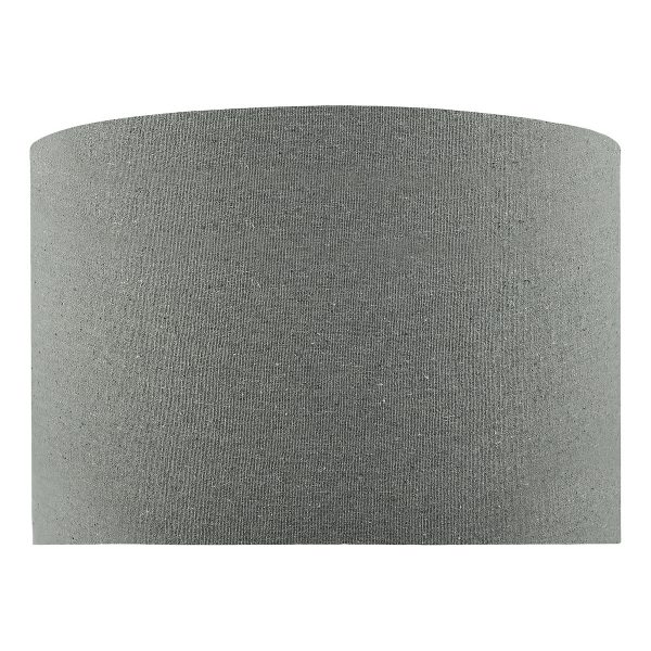 Pyramid Grey Linen Drum Shade 46cm - Image 3
