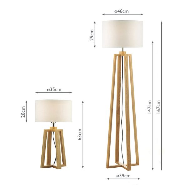 Pyramid Table & Floor Twin Pack Comes With Shades - Image 7