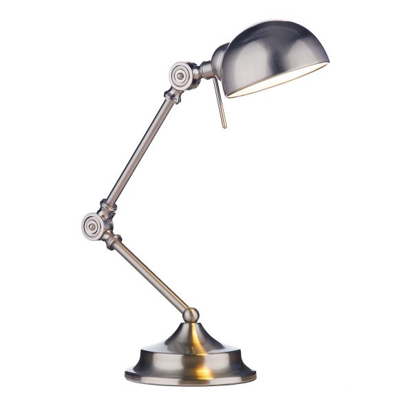 Ranger Task Table Lamp Satin Chrome