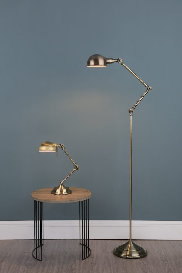 Ranger Task Table Lamp Antique Brass - Image 7