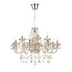 Raphael 12 Light Chandelier Champagne Crystal