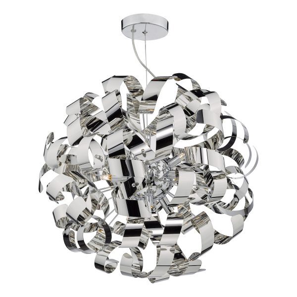 Rawley 9 Light Pendant Polished Chrome
