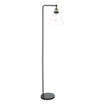 Ray Floor Lamp Antique Brass and Glass