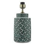 Reese Table Lamp Green Print Base Only