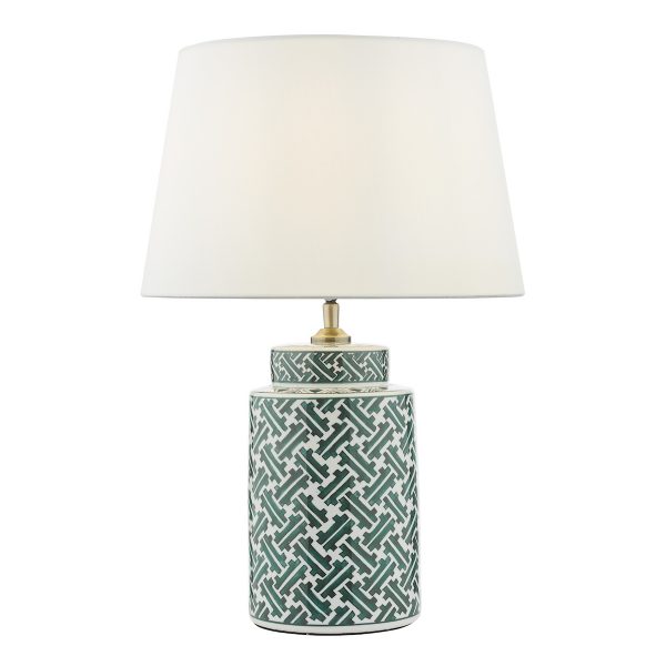 Reese Table Lamp Green Print Base Only - Image 2