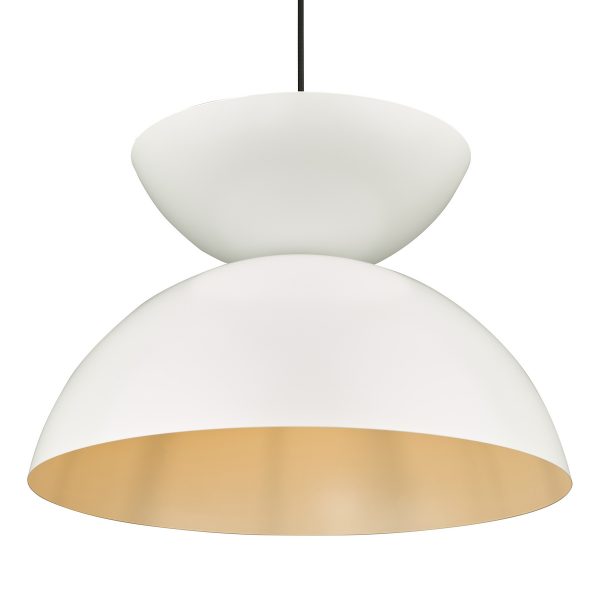 Riya Pendant Matt White - Image 4