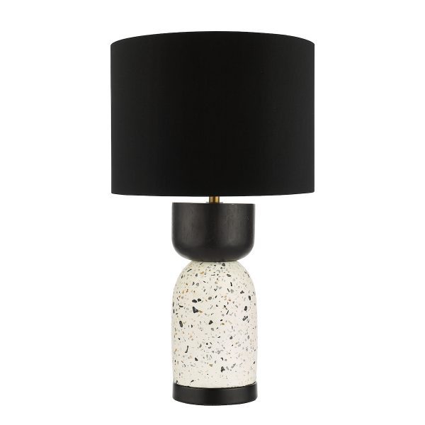 Roja Table Lamp Terrazzo & Black With Shade - Image 2