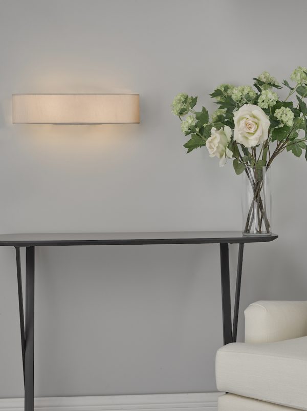 Ronda 2 Light Wall Light Ivory - Image 6