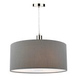 Ronda Grey Faux Silk Easy Fit Shade 40cm