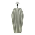 Rosario Table Lamp Grey Crackle Glaze Base Only