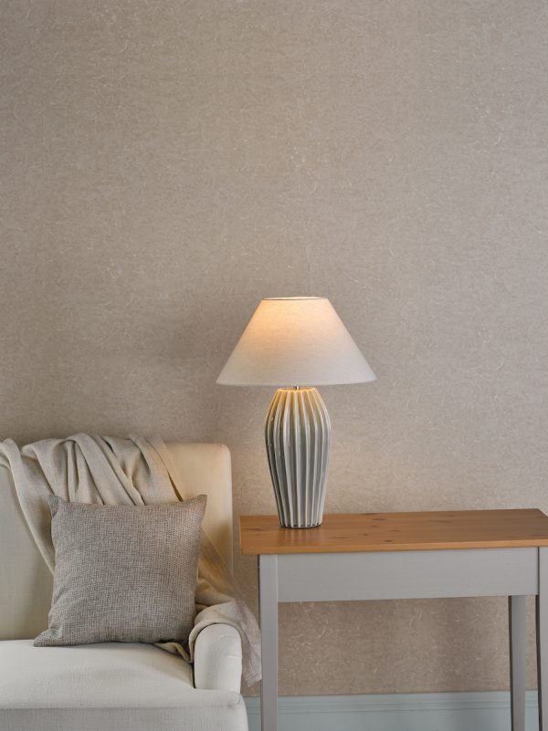 Rosario Table Lamp Grey Crackle Glaze Base Only - Image 6