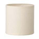 S066 Cream Cotton Drum Shade 12cm