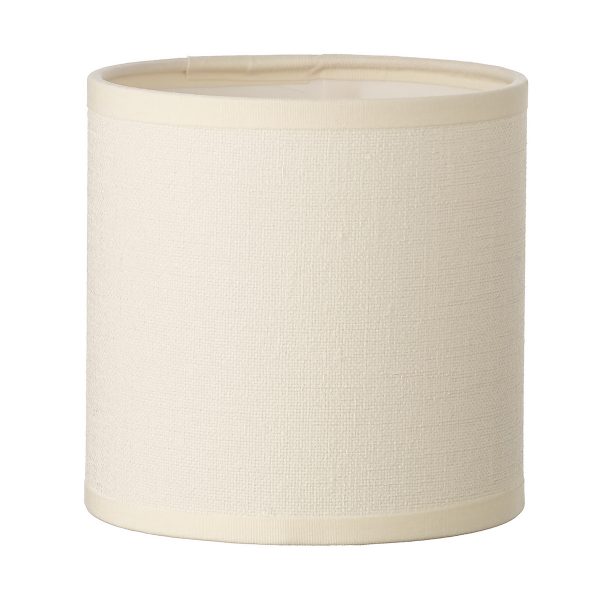 S066 Cream Cotton Drum Shade 12cm