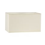 S1021 Cream Cotton Rectangle Shade 34CM