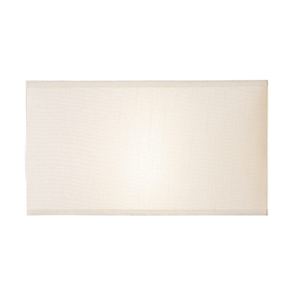 S1021 Cream Cotton Rectangle Shade 34CM - Image 2