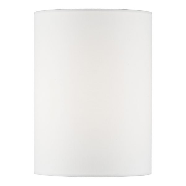 Tuscan Ivory Cotton Cylinder Shade 13cm