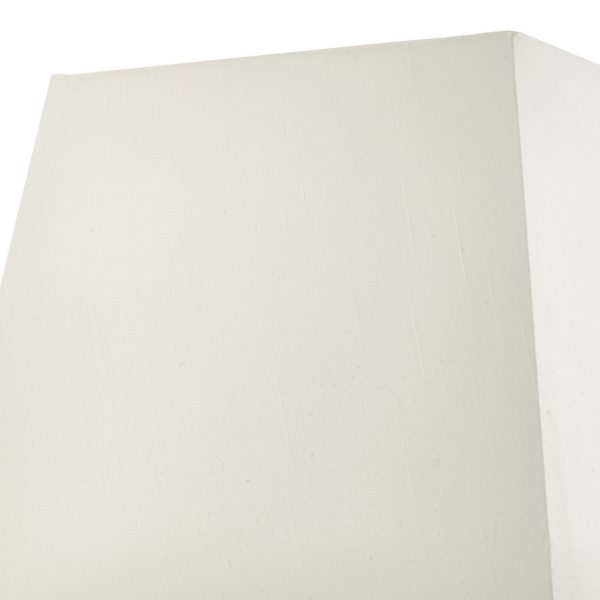 S1101 Ivory Faux Silk Tapered Square Shade 37cm - Image 2