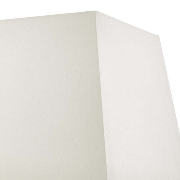 S1101 Ivory Faux Silk Tapered Square Shade 37cm - Image 3