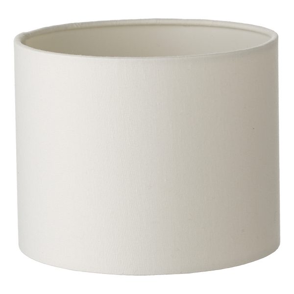 Ferrara Ivory Cotton Drum Shade 15cm