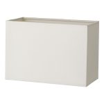Modena Ivory Cotton Rectangle Shade 20cm