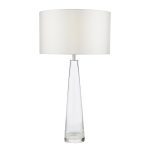 Samara Table Lamp Clear Glass Base Only