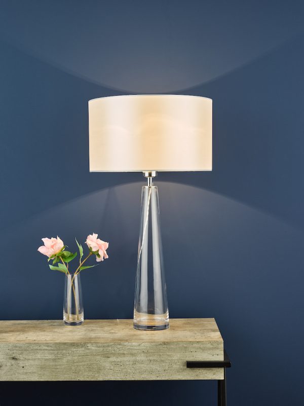 Samara Table Lamp Clear Glass Base Only - Image 5