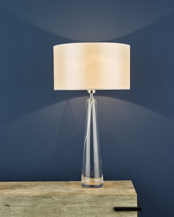 Samara Table Lamp Clear Glass Base Only - Image 6